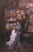 Nicolae Grigorescu A Corner of My Studio oil